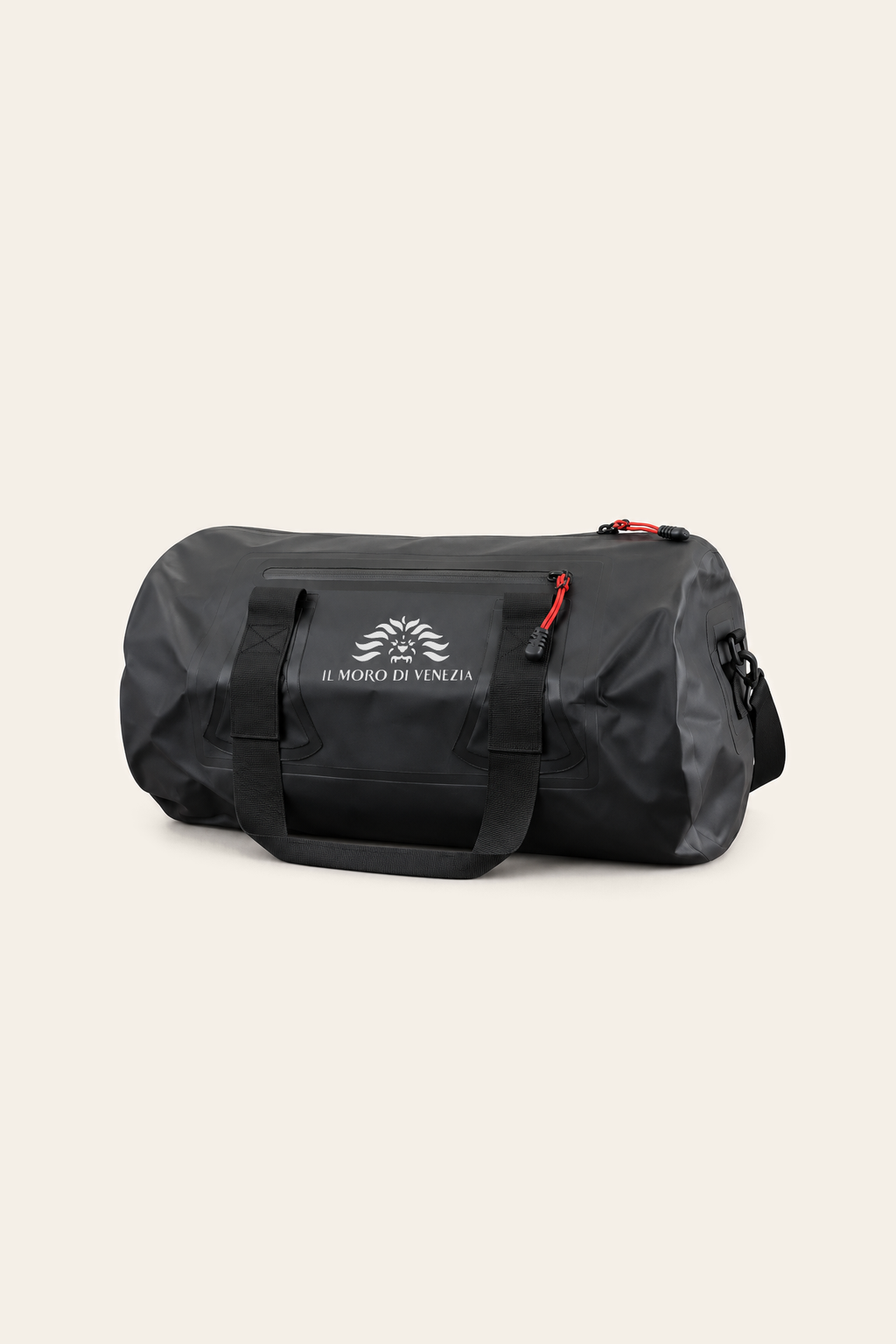 Colore: Nero — Borsa stagna Medium Il Moro di Venezia solo borsa, sfondo avorio