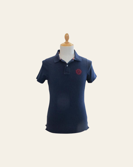 Colore: Blu — Polo in cotone a maniche corte Il Moro di Venezia