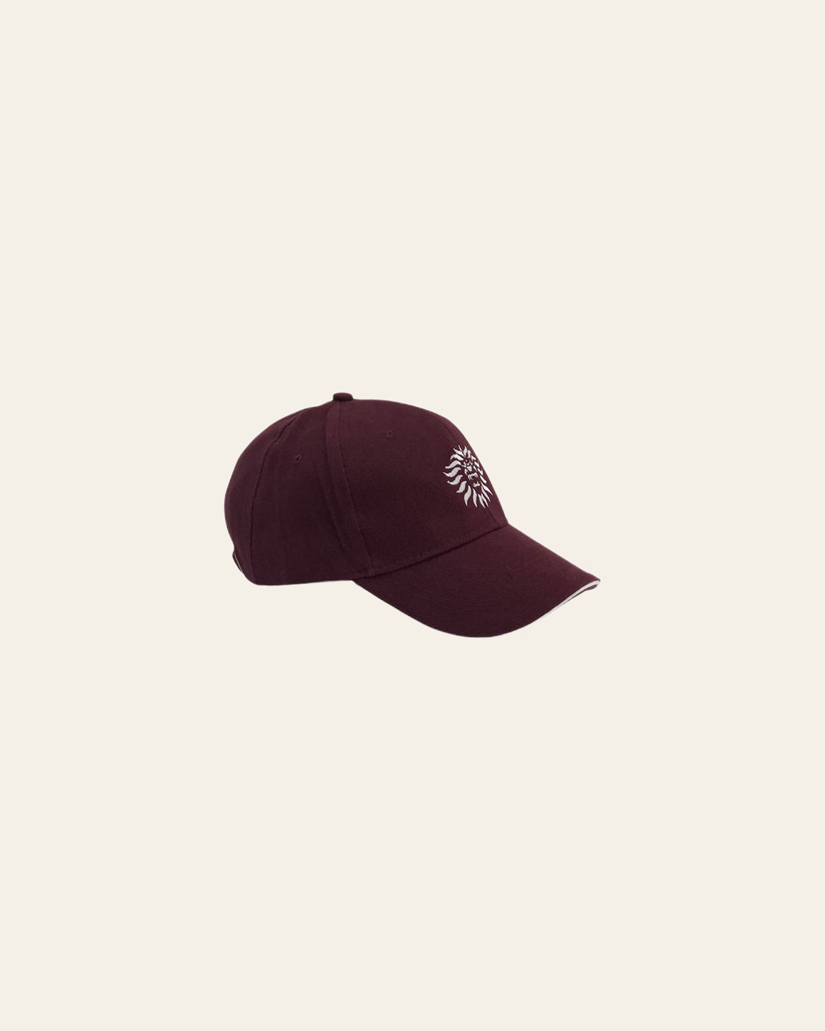 Colore: Bordeaux-Bianco — Cappellino Crew ricamato Il Moro di Venezia