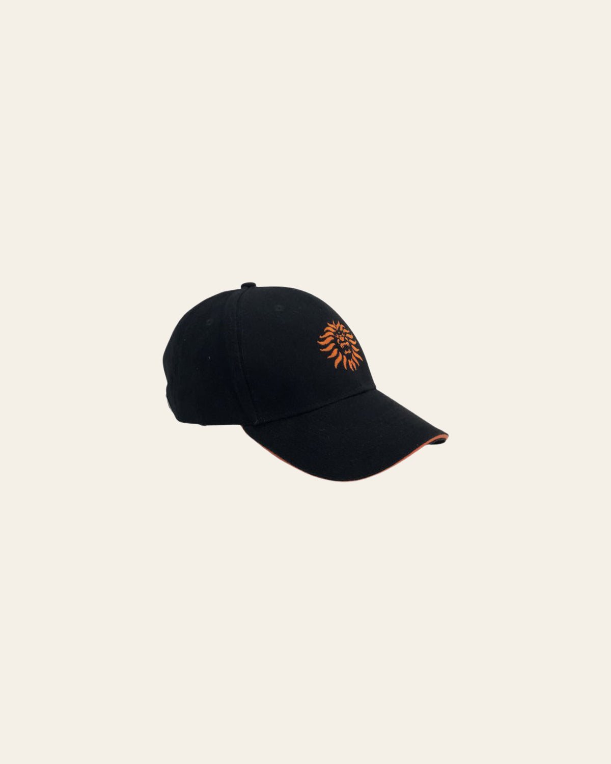 Colore: Nero-Arancione — Cappellino Crew ricamato Il Moro di Venezia