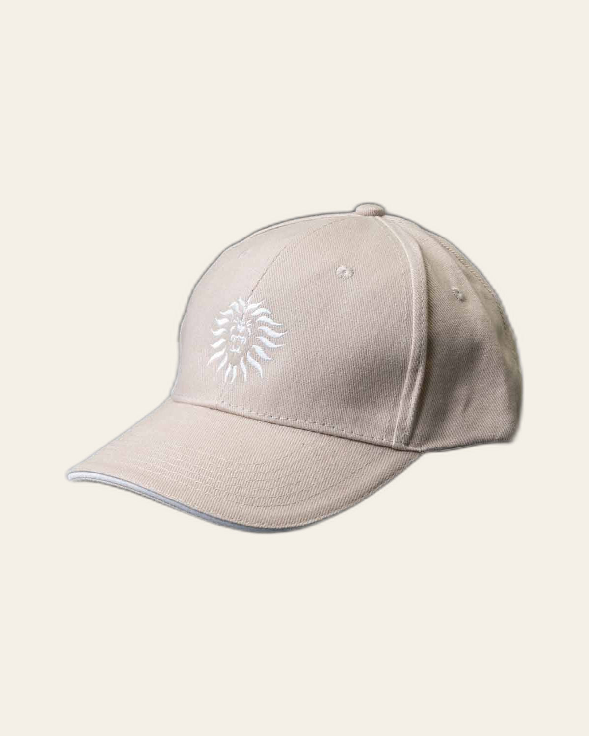 Colore: Beige-Bianco — Cappellino Crew ricamato Il Moro di Venezia