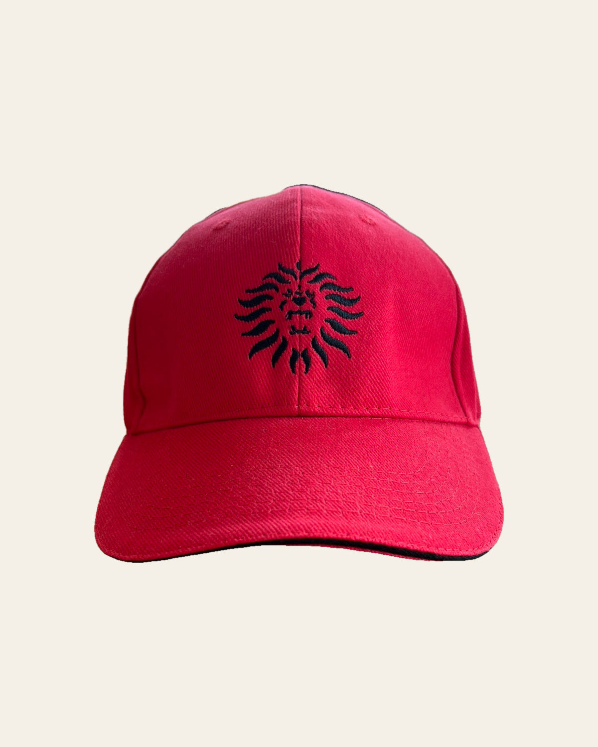 Colore: Rosso-Nero — Cappellino Crew ricamato Il Moro di Venezia