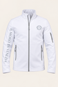 Colore: BIANCO — Giubbotto softshell Il Moro di Venezia, vista del capo, sfondo avorio