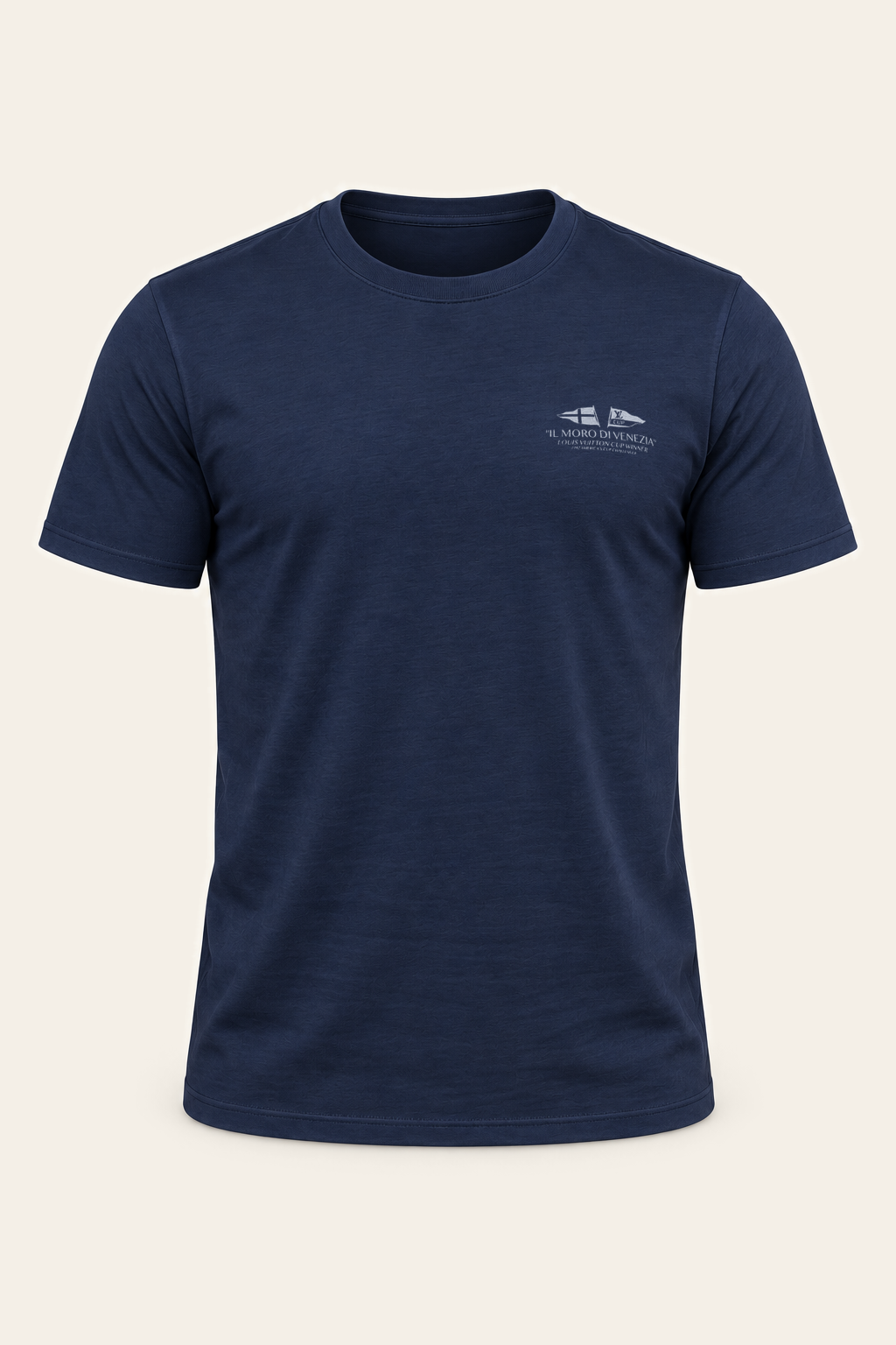Colore: Blu — T-Shirt Louis Vuitton Cup Winner Il Moro di Venezia, solo capo, vista frontale